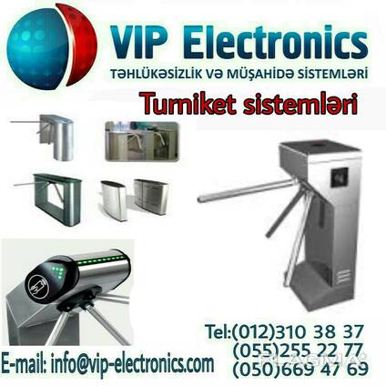 VİP Turniket sistemlərinin satışı və quraşdırılması