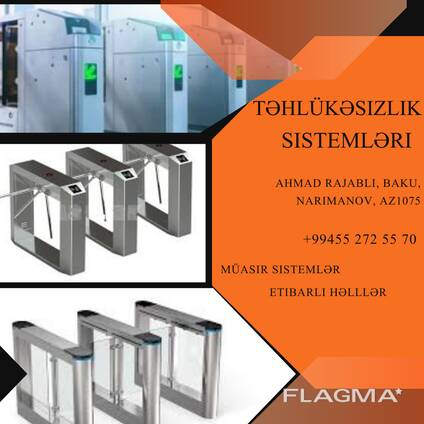 Turniket sistemlərinin satışı və quraşdırılması 055 272 55 70