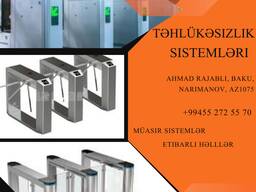 Turniket sistemlərinin satışı və quraşdırılması