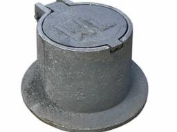 Çuqun qaz xalçası. Baza diametri: 89-820 mm, Qapağın diametri: 125-700 mm