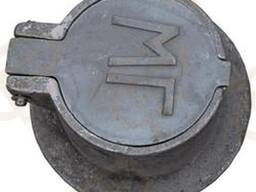 Çuqun qaz xalçası. Baza diametri: 89-820 mm, Qapağın diametri: 125-700 mm