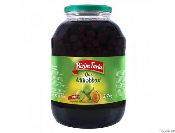 Варенье "Bizim tarla" из ореха 2,7 кг
