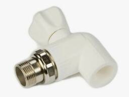 Вентиль пнд 25 мм, Материал: PPR; ПП; ПЭ, Вид: запорный; радиаторный в Баку