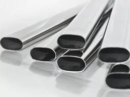 Yastı-oval boru Ölçüsü: 30x15x1.2 mm; 40x20x1,5 mm; 45x25x1 mm